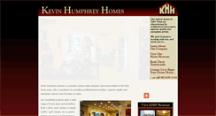 Desktop Screenshot of kevinhumphreyhomes.com