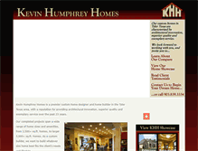 Tablet Screenshot of kevinhumphreyhomes.com
